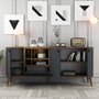 Hanah Home Napoli Antracita y Nogal